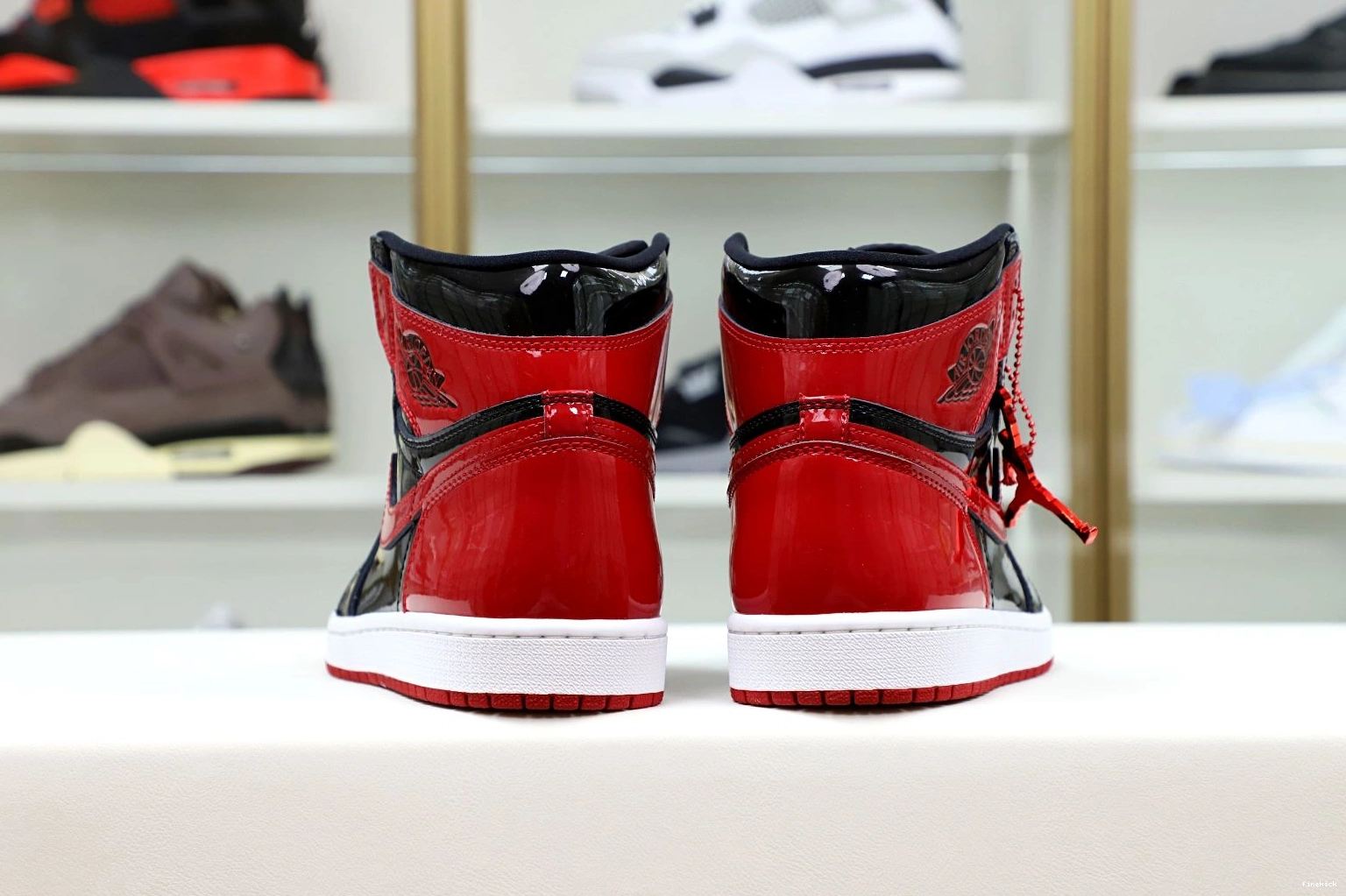 BRED 1 OG PATENT AIR JORDAN HIGH 0120